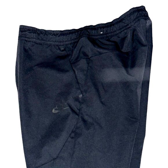 Nike Vintage Rare Windrunner Nylon Soccer Pants Trackies Fleece Black Scally Lg - Picture 4 of 10